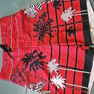 TONY HANK, men's swimsuit new with‎ tags. Size large.  Jester red, net lining.